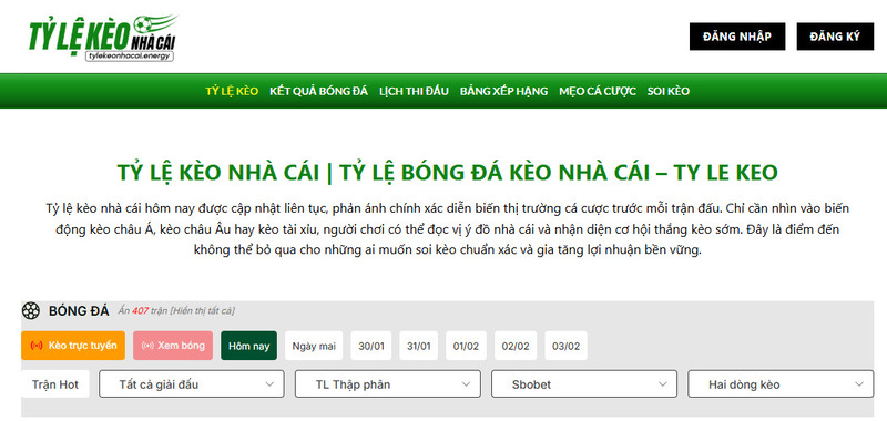 Kèo adds nhà cái